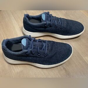 Allbirds Wool Runner‎ Mizzle Men’s Comfort Sneakers Athletic Shoes Navy Blue 10